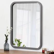 Espelho de parede AOAOPQ Espelho emoldurado cinza rústico 46x66cm Espelho de parede AOAOPQ Espelho emoldurado cinza rústico 46x66cm