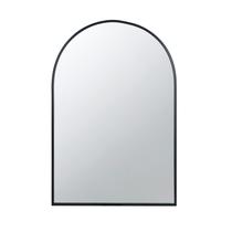 Espelho de parede Benzara Cod 91 cm com moldura arqueada de metal preto Espelho de parede Benzara Cod 91 cm com moldura arqueada de metal preto