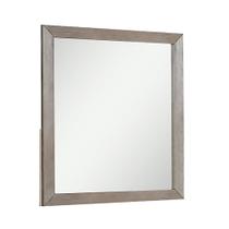 Espelho de parede Benzara Wooden Frame Brown Grain Details Espelho de parede Benzara Wooden Frame Brown Grain Details