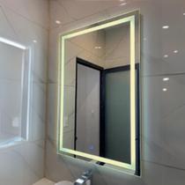 Espelho de Parede com Luz de LED Touch Screen - Design Moderno e Elegante
