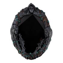 Espelho de Parede Esotérico 44cm Faces Místicas