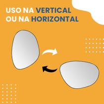 Espelho de Parede Modelo Orgânico 60x80cm para Quarto Escritório Banheiro Espelho de Parede Modelo Orgânico 60x80cm para Quarto Escritório Banheiro