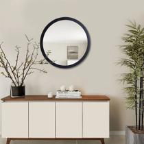 Espelho De Parede Redondo 50cm Decorativo Para Banheiro - Belmonte