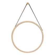 Espelho de Parede Redondo Bambu 45cm - Moment