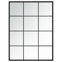 Espelho de parede vidaXL Classic Black Metal Frame 80x60cm