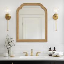 Espelho de parede Wall Beyond Wood Frame 40x50cm Light Woodgrain