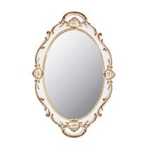 Espelho de parede YCHMIR Vintage Oval Branco 37x25cm