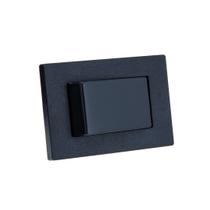 Espelho de Tomada Simples Reto com 1 Interruptor