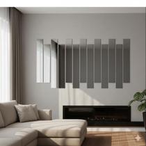 ESPELHO DE VIDRO 10x50cm LAPIDADOS MOSAICO DECORATIVO kit com 10 UNIDADES ESPELHO DE VIDRO 10x50cm LAPIDADOS MOSAICO DECORATIVO kit com 10 UNIDADES