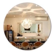 Espelho Decoração Multiuso Redondo Com Fita Dupla Face Armário De Banheiro Decoração Para Quarto Sal