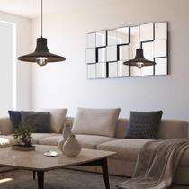 Espelho Decorativo 3D Liverpool - Painel Vidro 21 Peças