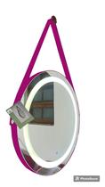 Espelho decorativo 50 cm diâmetro com LED ROSA PINK Espelho decorativo 50 cm diâmetro com LED ROSA PINK