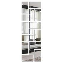 Espelho Decorativo Abstrato Quadrados E Retângulos Acrílico Sala Quarto Cozinha Banheiro