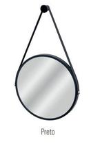 Espelho Decorativo Adnet Preto 60cm Vildrex