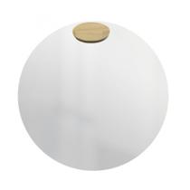 Espelho Decorativo Aplique Pinus Oval 50 Cm Redondo