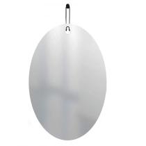 Espelho Decorativo Aramado Wire Stick Preto 60 X 40 Oval