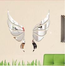 Espelho Decorativo Asas Anjo Quarto Sala Escritório Copa