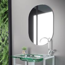 Espelho Decorativo Banheiro Oval 34,5 X 51,5 Cm