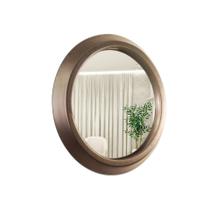 Espelho Decorativo Call Marrom 60 cm Redondo