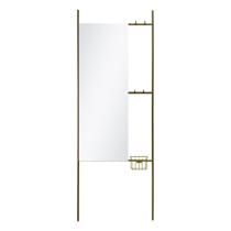 Espelho Decorativo Chão Hanger Dourado 180X63Cm Retangular