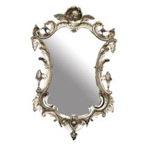 Espelho Decorativo Classico Querubim Finos Entalhes Luxuoso