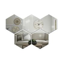 Espelho Decorativo Colmeia Hexagonal
