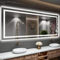 Espelho Decorativo com LED Duplo e Touch Screen