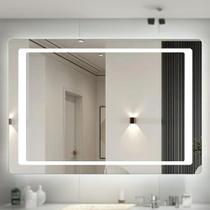 Espelho Decorativo com LED e Touch Screen - Iluminação Ajustável e Design Exclusivo