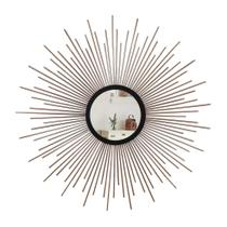 Espelho decorativo com moldura celestial Rose gold Espelho decorativo com moldura celestial Rose gold