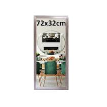 Espelho Decorativo Com Moldura Em Madeira Color 72cm - Objetos De Decoração