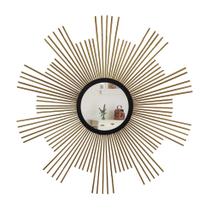 Espelho decorativo com moldura Quasar Dourado Espelho decorativo com moldura Quasar Dourado