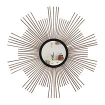 Espelho decorativo com moldura Quasar Rose Gold