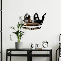 Espelho Decorativo Coroa Prata Espelho Decorativo Coroa Prata