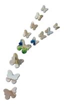 Espelho Decorativo De Borboletas 12 Peças. Espelho Decorativo De Borboletas 12 Peças.