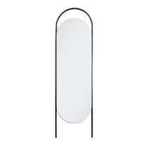 Espelho Decorativo De Chão Portal Fit Preto 150X43Cm Oblongo