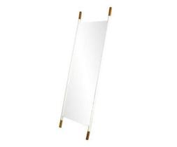 Espelho Decorativo De Chão Wood Branco Off White 150X40 Cm - E2G Design