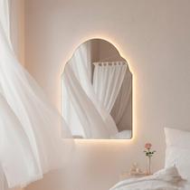 Espelho Decorativo de Parede Orgânico com Led Mod Marrocos 55x75 para Sala Quarto Banheiro Hall Espelho Decorativo de Parede Orgânico com Led Mod Marrocos 55x75 para Sala Quarto Banheiro Hall