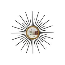 Espelho decorativo de parede redondo com moldura pequeno Mini Cintilante Preto Espelho decorativo de parede redondo com moldura pequeno Mini Cintilante Preto