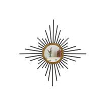 Espelho decorativo de parede redondo com moldura pequeno Mini Supernova Preto Espelho decorativo de parede redondo com moldura pequeno Mini Supernova Preto