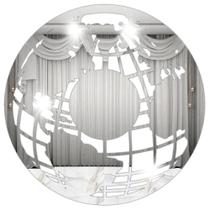 Espelho Decorativo Decoração Mapa Mundi Terra Mundo 1