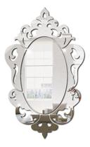 Espelho Decorativo Em Acrílico Espelhado Veneziano Moderno P