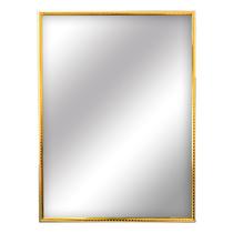 Espelho Decorativo Emoldurado Dourado 36 x 27 cm - FX