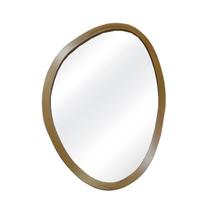 Espelho Decorativo Emoldurado Orgânico 50cx35cm E2G Design