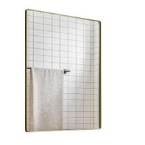 Espelho Decorativo Estilo Industrial Hebrew Dourado