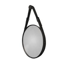Espelho Decorativo Fine 55cm com Alça em Couro