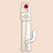 Espelho Decorativo Formato Gato Vermelho - Home Cartoon