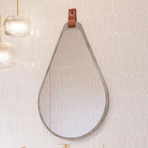 Espelho Decorativo Gota 100% Mdf Cimento - Mgm Móveis Espelho Decorativo Gota 100% Mdf Cimento - Mgm Móveis