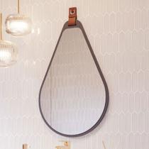 Espelho Decorativo Gota 100% Mdf Titanium - Mgm Móveis Espelho Decorativo Gota 100% Mdf Titanium - Mgm Móveis