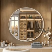 Espelho Decorativo Grande com Moldura Redondo 80cm Sala Quarto Banheiro Hall Pinterest Blogueira