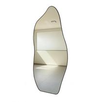 Espelho Decorativo grande de Chão Orgânico Mountain Moderno Moldura Preta C180 X A80 Espelho Decorativo grande de Chão Orgânico Mountain Moderno Moldura Preta C180 X A80